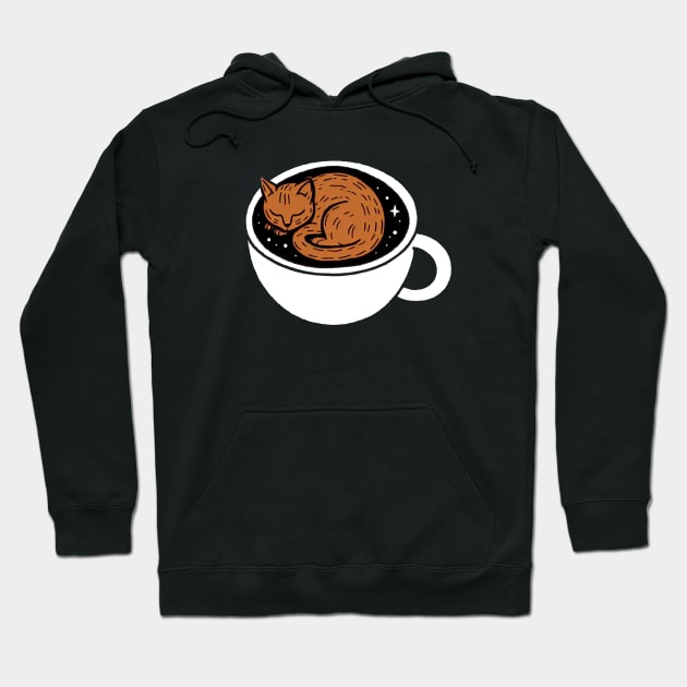 Cup Cat Nap Hoodie by Lovely Animals